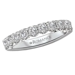 18kt White Gold Matching Diamond Wedding Band