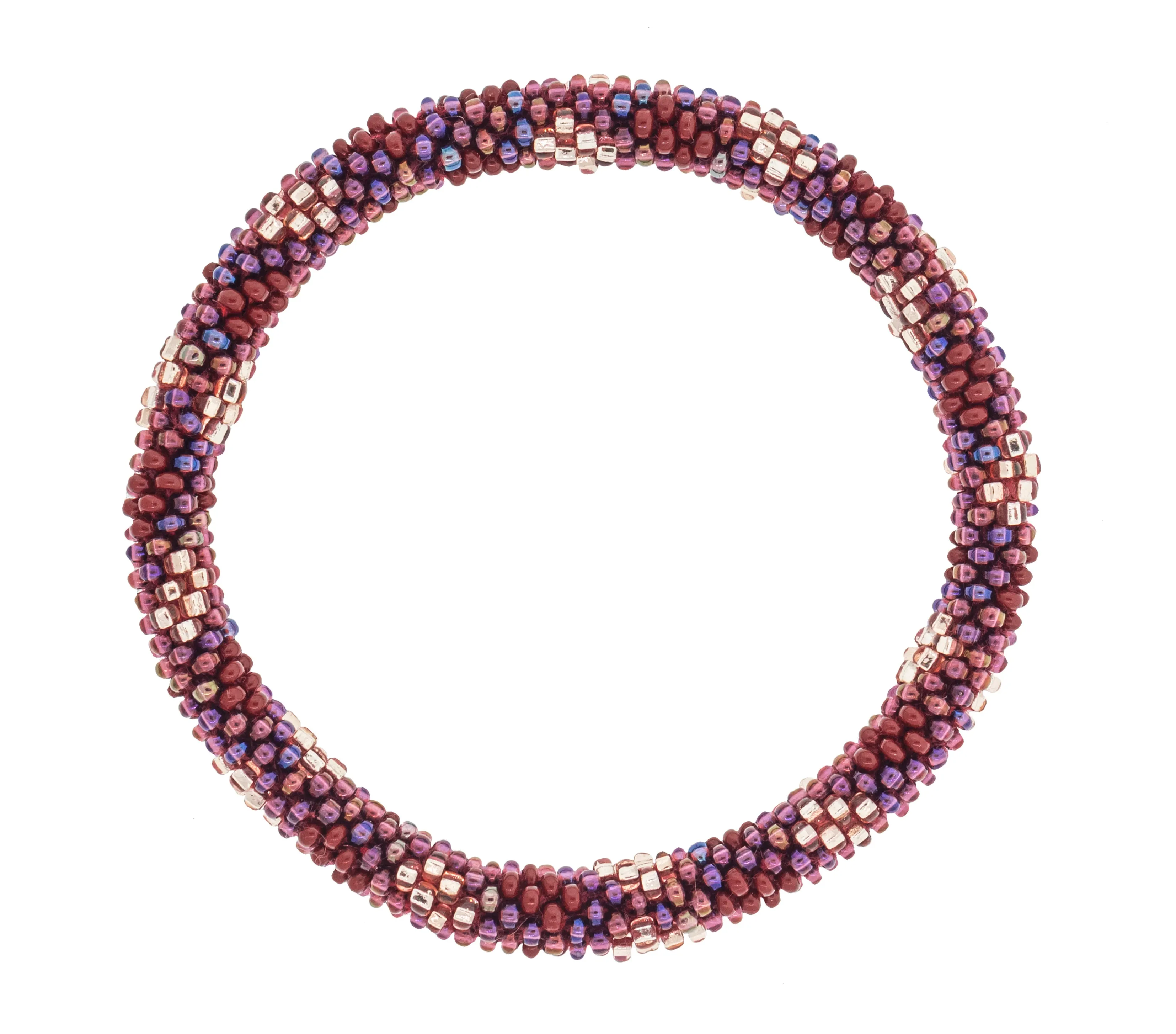 8 inch Roll-On® Bracelet <br> Bordeaux