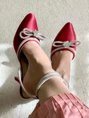 Antalia Heels (Mehroon) hi