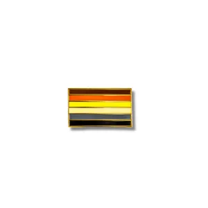 Bear Pride Flag Enamel Pin