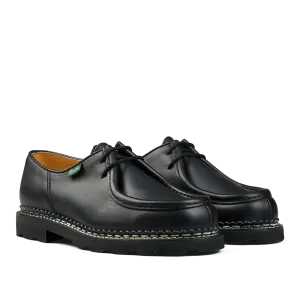 Black Lis Noir Leather Michael Derbies