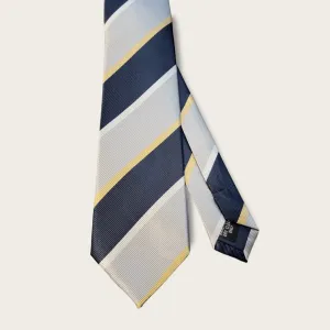 Blue Gray Stripe Tie