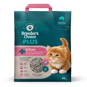 Breeders Choice Plus Kitten Litter 10L