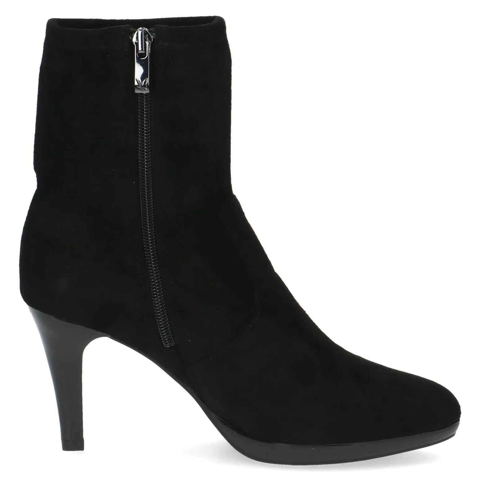 Caprice Ladies Stretch Slim Heel Ankle Boot