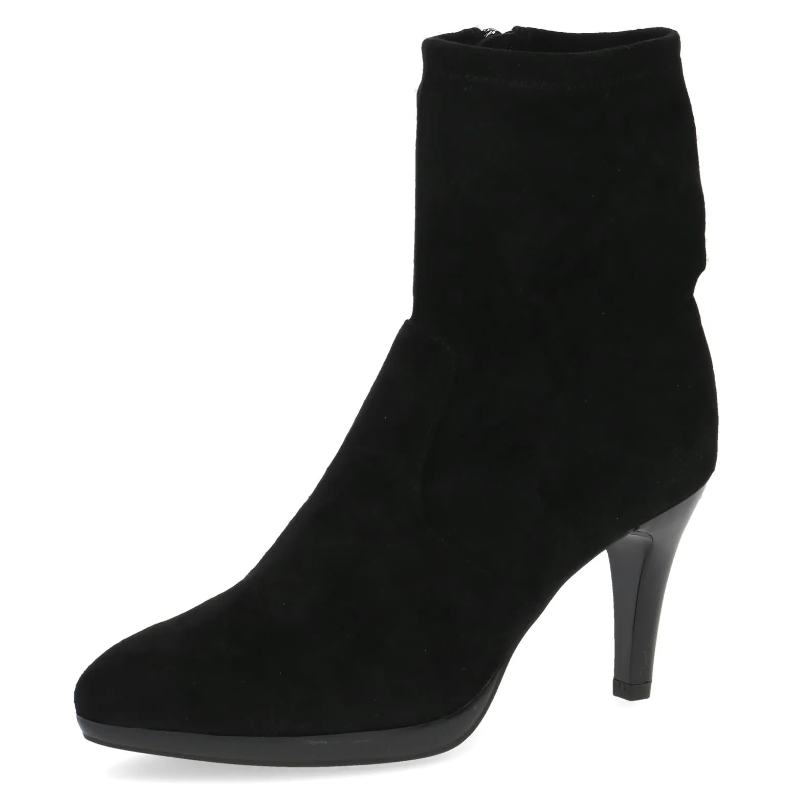 Caprice Ladies Stretch Slim Heel Ankle Boot