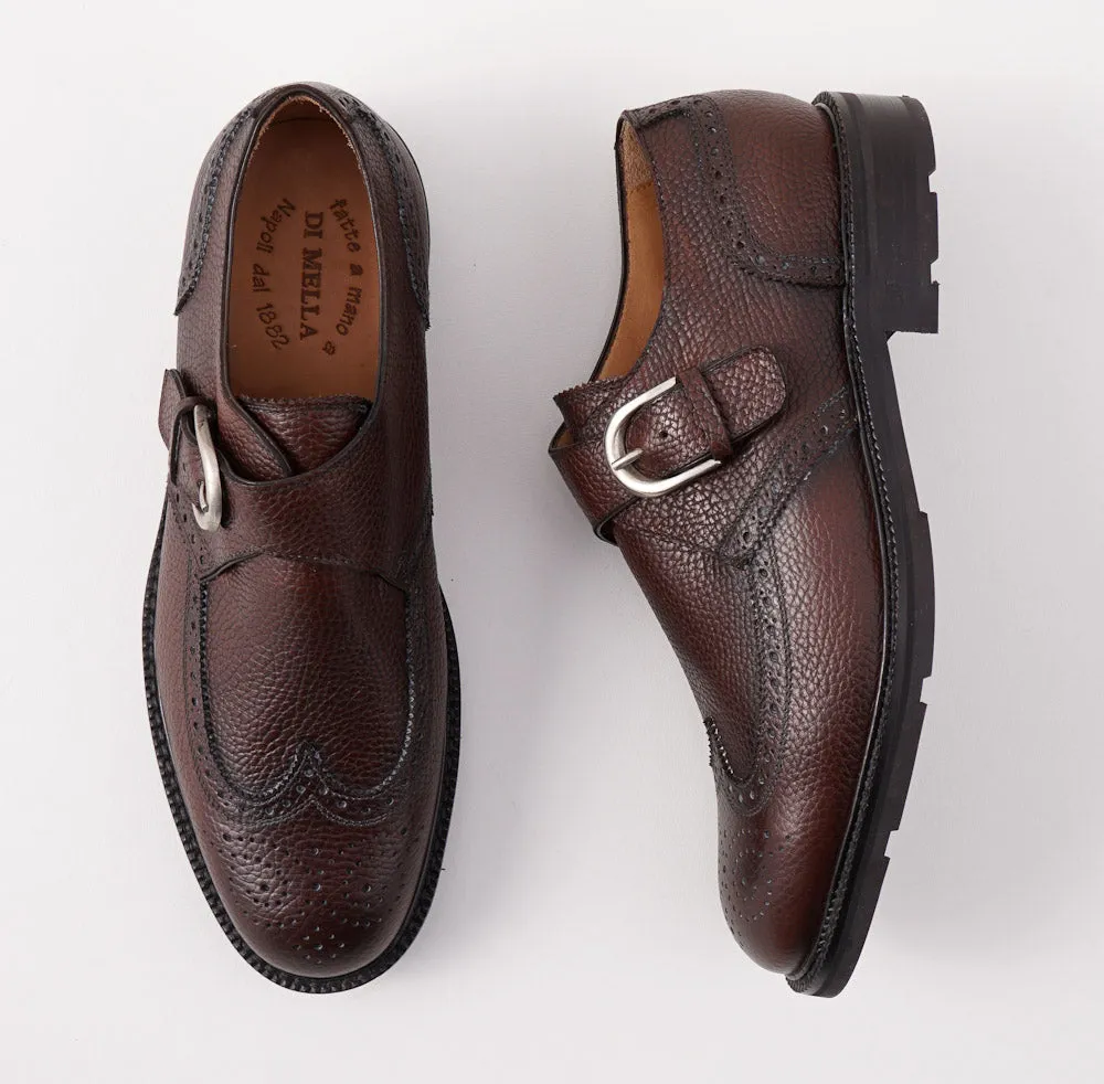 Di Mella Grained Leather Monk Strap