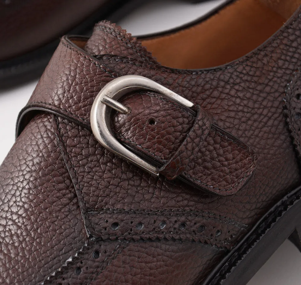 Di Mella Grained Leather Monk Strap