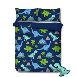 Dinosaur Kids Advventure 5 Pcs Comforter Set Double