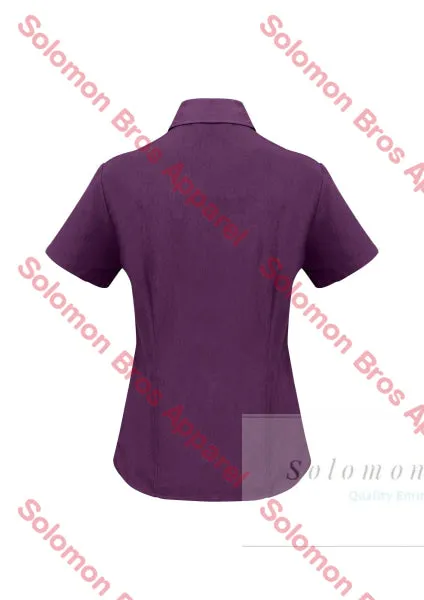 Haven Ladies Short Sleeve Blouse Grape