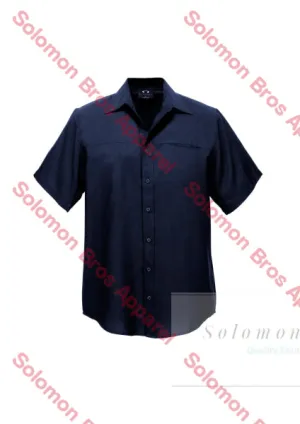 Haven Mens Short Sleeve Shirt Navy