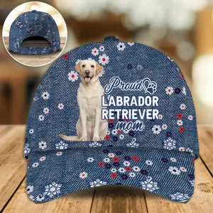 Labrador Retriever Proud Mom Classic Cap Hat, Summer Cap Hat For Dog Lover