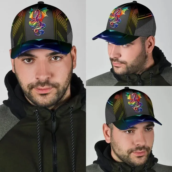 Lgbt Cap, Lgbt Pride Crack All Over Printing 3D Baseball Cap Hat