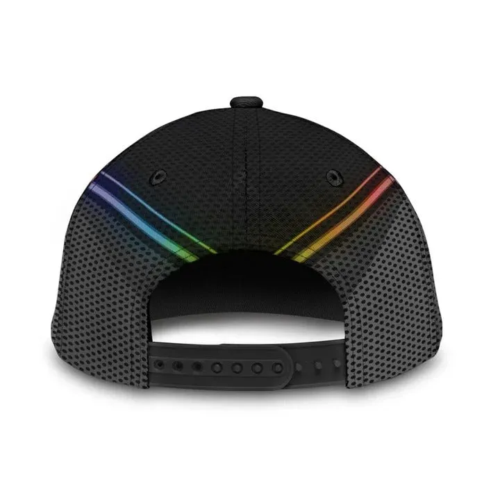 Lgbt Cap, Lgbt Pride Crack All Over Printing 3D Baseball Cap Hat