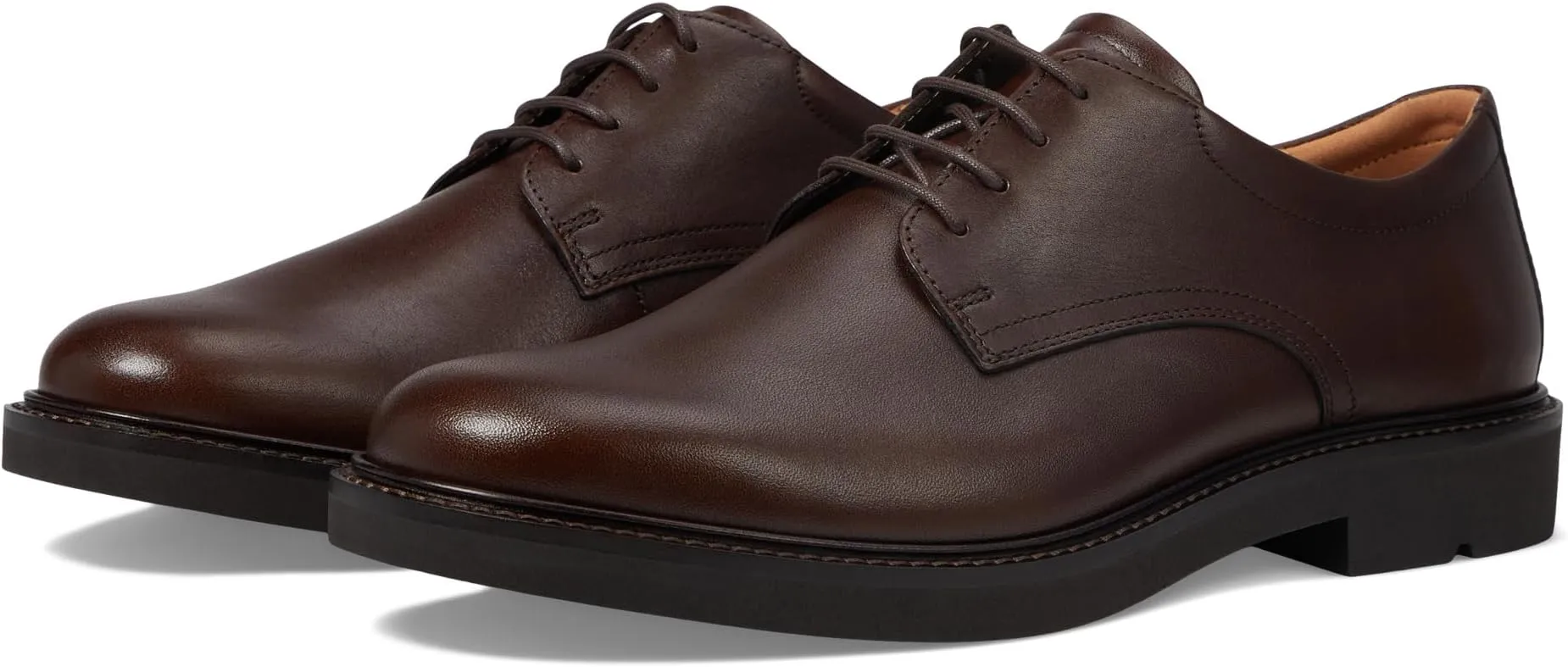 London Oxford ECCO Oxfords, Cocoa Brown