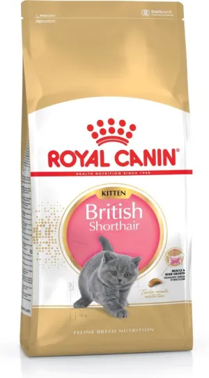 Royal Canin British Shorthair Kitten Cats Dry Food Poultry, Rice,Vegetable 10 Kg