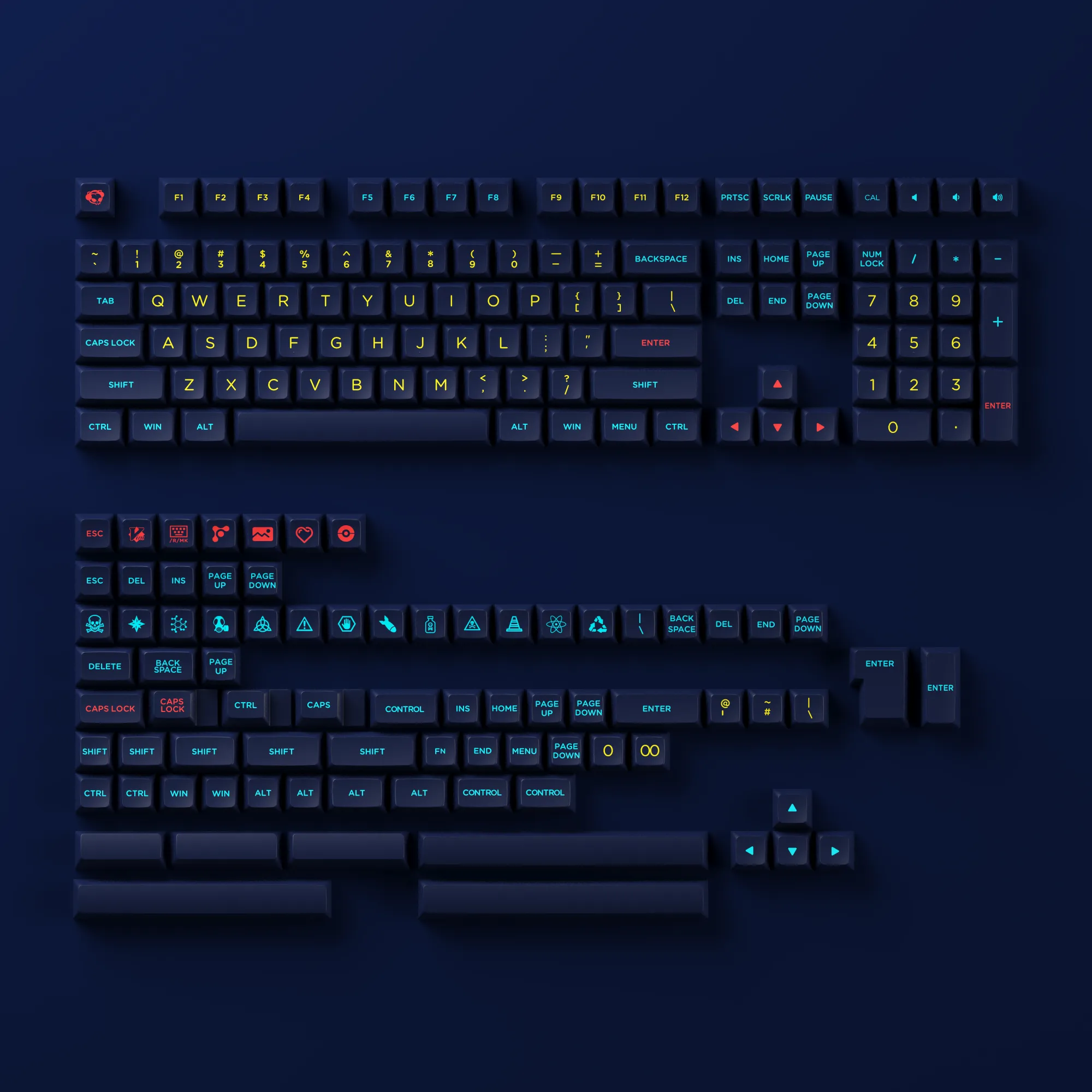 Starry Night Keycap Set (187-Key)