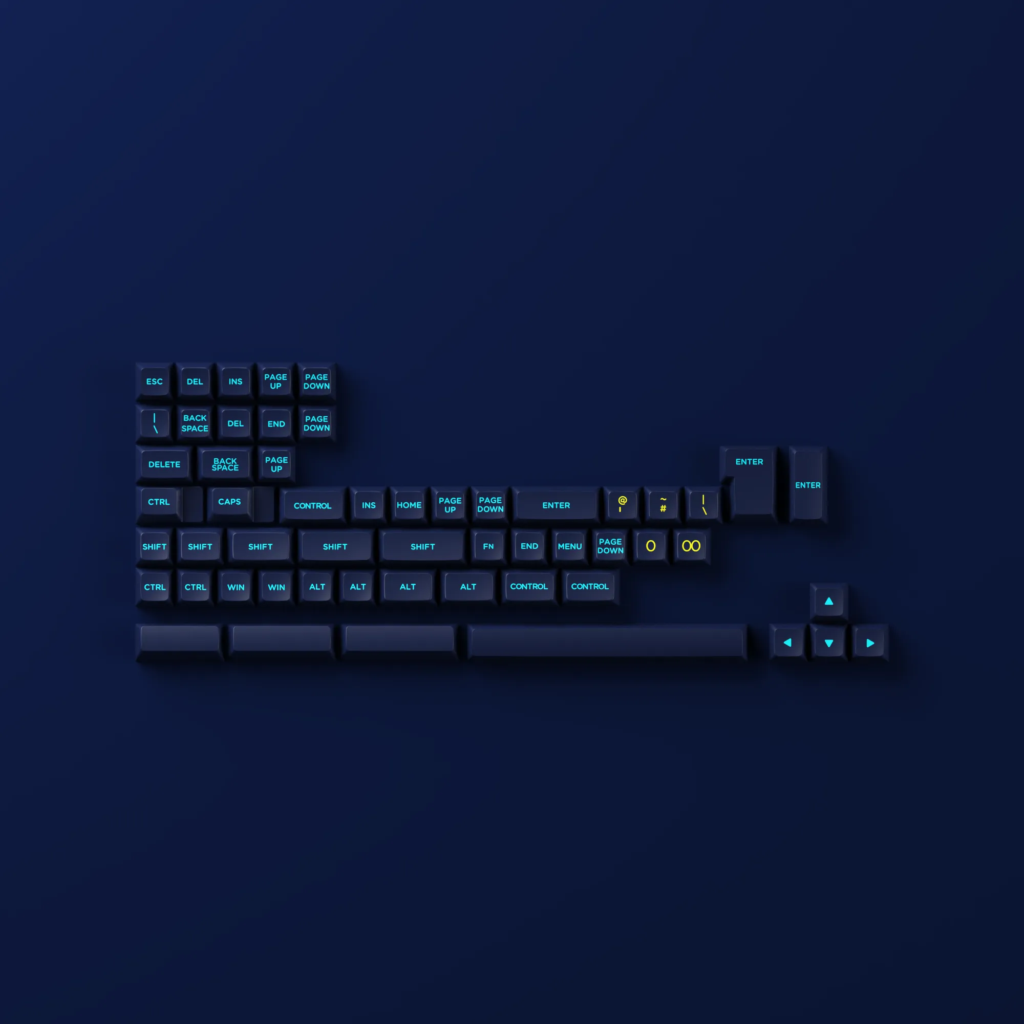 Starry Night Keycap Set (187-Key)