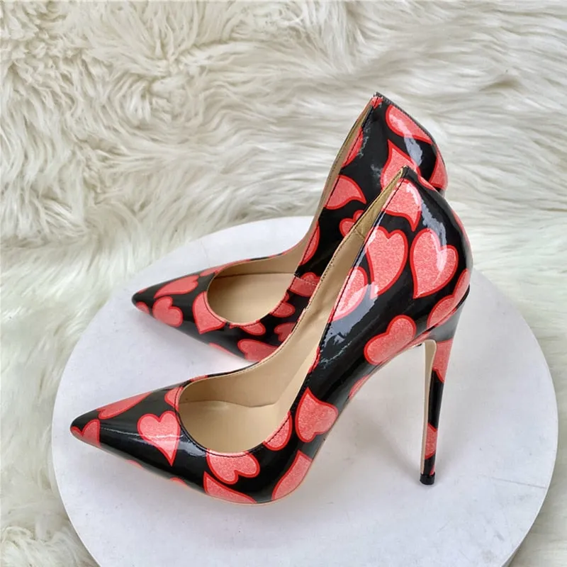 TEEK - Sweetheart Print Pumps