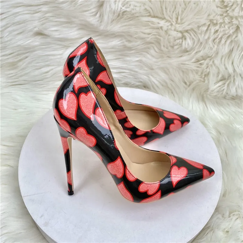 TEEK - Sweetheart Print Pumps