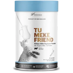 Tu Meke Friend A3 Organic Milk Replacament Powder with A3 Protein for Kittens 45x 5.5g Serves ***